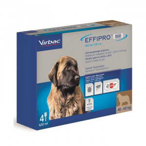 EFFIPRO DUO 402mg/120mg (40-60kg) suņiem N4